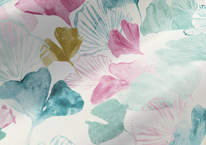 Palm Beach Faux Silk, Tropicana - Twist&Fit Roman Blind - Image 4